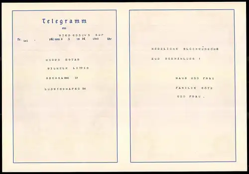 Telegramm Deutsche Reichspost, 1935, Engel mit Brief und Blumen, Entwurf: Arnold