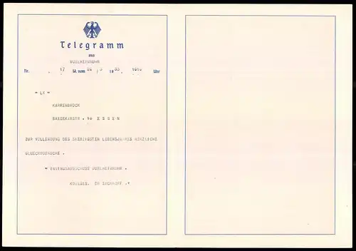 Telegramm Deutsche Reichspost, 1933, Blumenwiese mit Bergpanorama, Entwurf: Carl Reiser