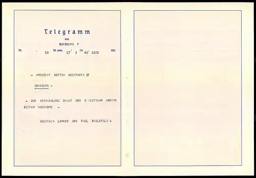 Telegramm Deutsche Reichspost, 1940, Bergmassiv mit blühender Wiese, Entwurf: Carl Reiser