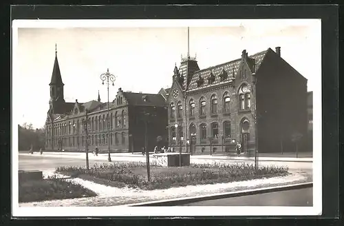 AK Oderberg, Blick auf das Rathaus