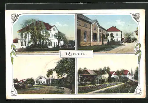 AK Roven, Strassenpartien, Gebäudeansicht