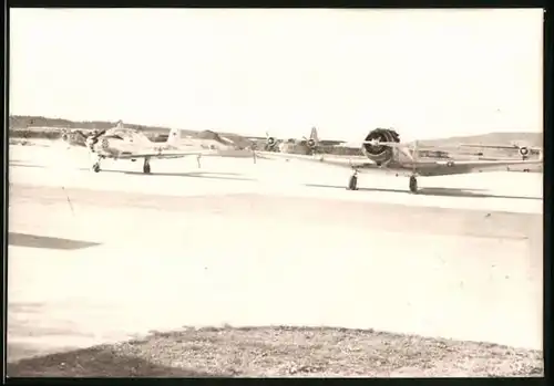 Fotografie Flugzeug, Propellermaschinen - Schulflugzeuge der Luftwaffe