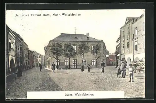 AK Mähr.-Weisskirchen, Deutsches Vereins Hotel