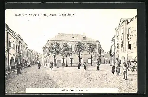 AK Mähr.-Weisskirchen, Deutsches Vereins Hotel