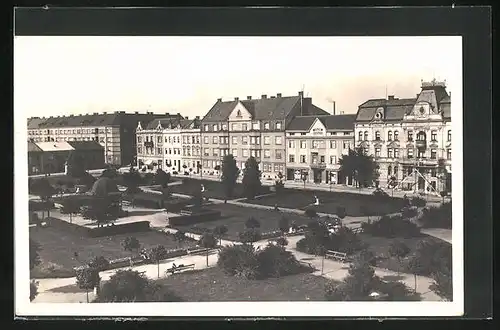 AK Prerov, Stadtpark mit Bänken