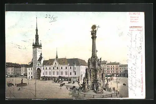 AK Olmütz, Oberring mit dem Rathaus
