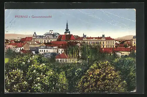 AK Prerau, Gesamtansicht der Ortschaft