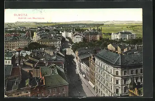 AK Olmütz, Ausblick vom Mauritzturm