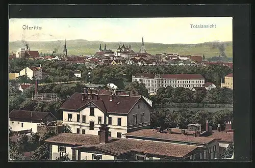 AK Olmütz, Teilansicht der Stadt