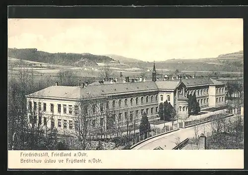 AK Friedland /Ostr., Friedrichsstift mit Fernsicht