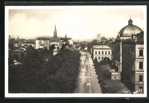 AK Friedek, Strassenpartie gegen Kirche