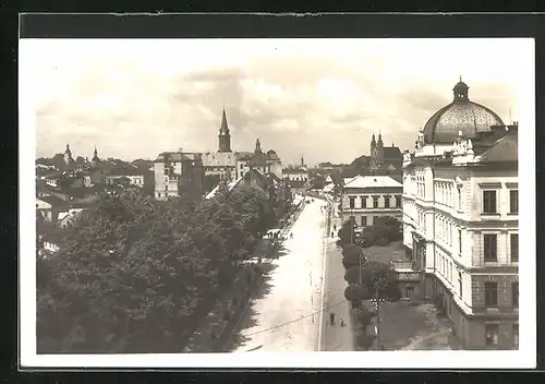 AK Frydek, Strassenpartie gegen Kirche