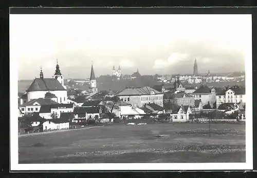 AK Mistek, Ortspartie mit Kirche