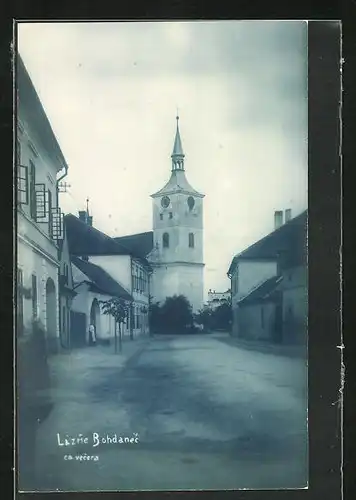 AK Bad Bochdanetsch / Lazne Bohdanec, Za vecera