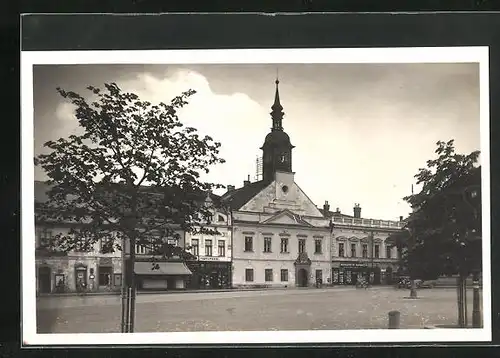 AK Vysoke Myto, Strassenpartie mit Geschäften