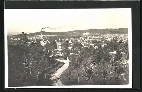 AK Chotzen / Chocen, Blick über die Dächer der Stadt