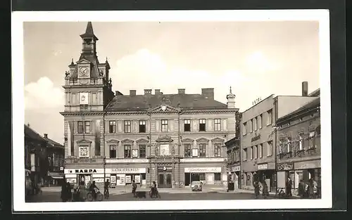 AK Chotzen / Chocen, Tyrsovo námesti, Geschäfte