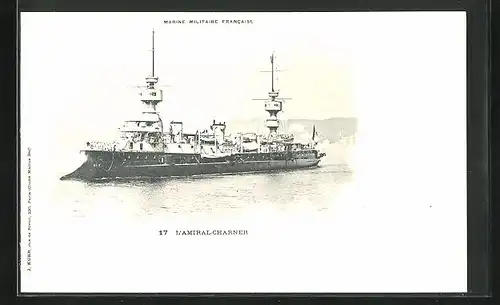 AK Kriegsschiff L`Amiral-Charner