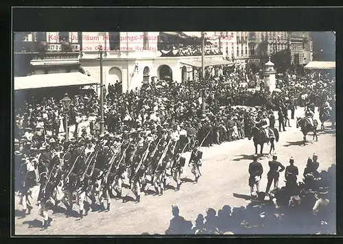 AK Wien, Kaiser-Jubiläums-Huldigungs-Festzug 1908, Historische Gruppe