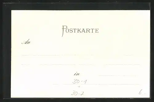Lithographie 1. u. 2. Jäg.-Bat., I. 16. u. III. 19. Infant.-Regiment in blauer Uniform