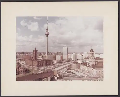 Fotomappe 17 Fotografien PGH Dallgow, Ansicht Berlin, Alexanderplatz, Fernsehturm, Rotes Rathaus, Schleuse Spreekanal