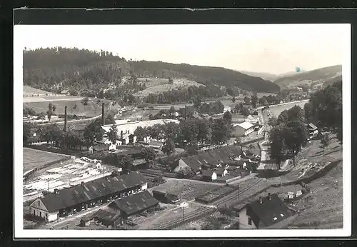 AK Karolinina Hut, Ortsansicht aus der Vogelschau