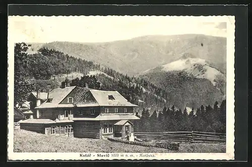 AK Kolar-Slavic, Gasthaus in den Bergen