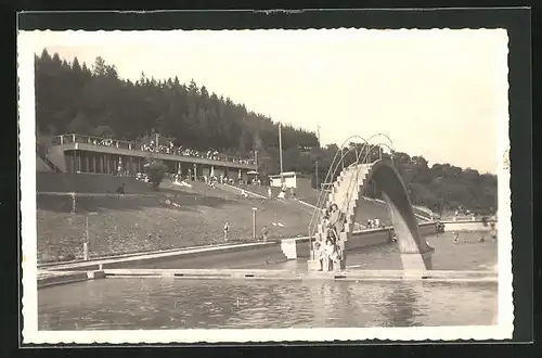 AK Böhmisch-Trübau, Freibad