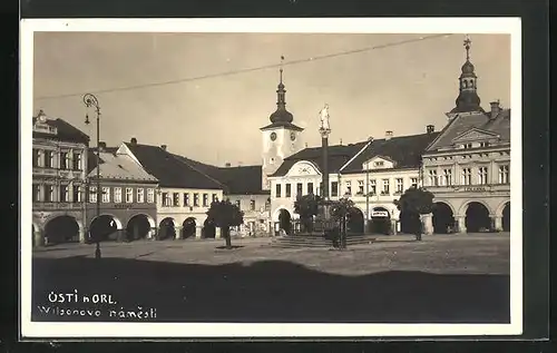 AK Usti n. Orl., Vilsonovo namesti