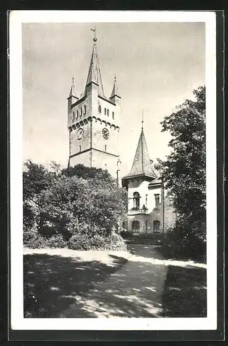 AK Vysoké Mýto, Parkpartie mit Turm