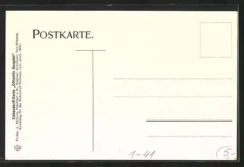 Künstler-AK Joseph von Eichendorff, Mühle mit Blick ins Tal