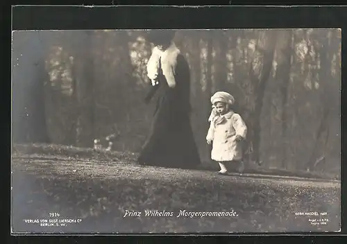 AK Prinz Wilhelm`s Morgenparade