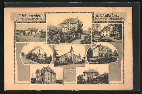 AK Volmarstein in Westhafen, Johanna-Helenen-Heim, Arzthaus, Frauenheim