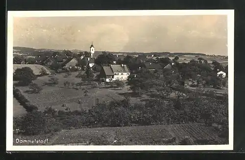 AK Dommelstadl, Teilansicht mit Kirche