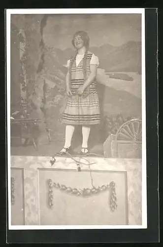 Foto-AK Mertingen, Theater Mertingen, Maria Halbeck
