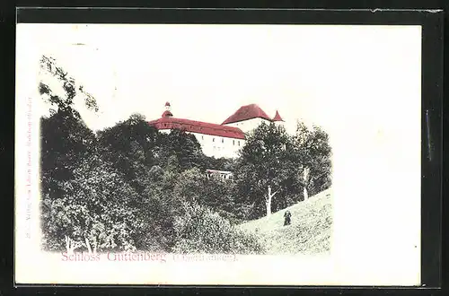 AK Guttenberg (Oberfranken), Blick zum Schloss