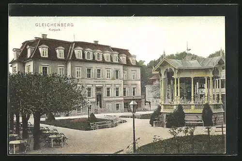 AK Gleichenberg, Partie im Kurpark