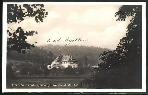 AK Lazne Teplice n. B., Pensionat Vlasta