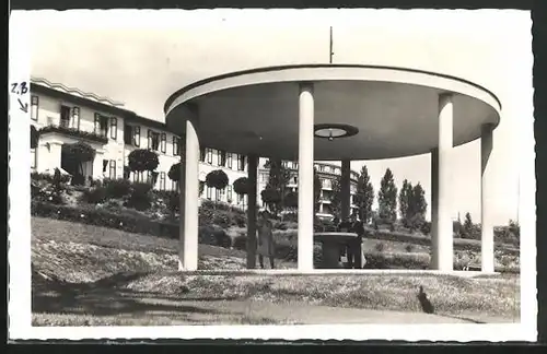 AK Lazne Teplice n. Becvou, Lázenský pavilon