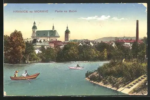 AK Hranice na Morave, Partie na Becvé