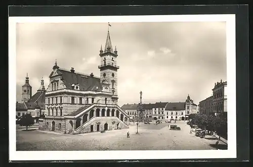 AK Mähr. Neustadt, Blick auf den Stadtplatz