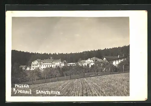 AK Paseka n. Morave, Blick zum Sanatorium