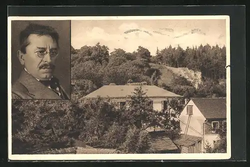AK Námest u Olomouce, Rodný dum básnika, Fr. S. Procházky