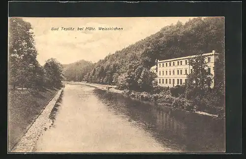 AK Bad Teplitz, Partie am Fluss