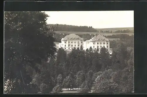 AK Lazne Teplice, Blick zum Sanatorium