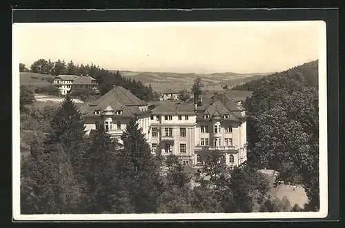 AK Lazne Teplice n. B., Blick zum Kurhaus