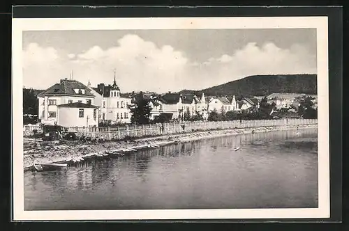 AK Mährisch-Weisskirchen, Blick zum Villenviertel