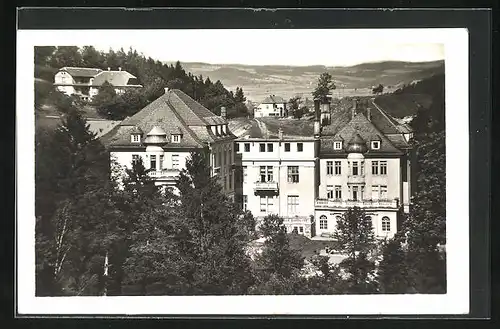 AK Lazne Teplice n. B., Blick zum Kurhaus