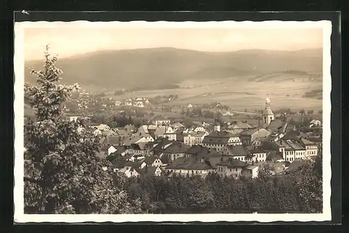 AK Römerstadt, Panoramablick vom Berg