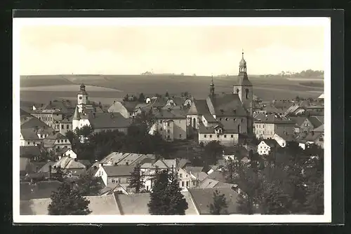 AK Römerstadt, Teilansicht aus der Vogelschau